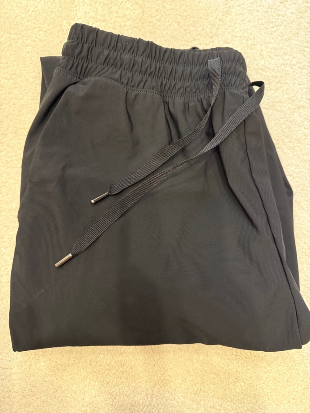 Old Navy Black Women's Jogger Pants with Elastic Waist and Drawstring
